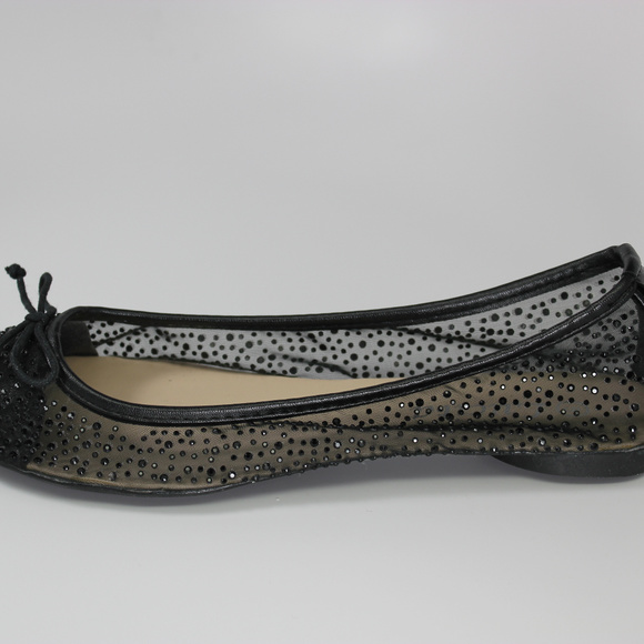 Lucita Shoes - LUCITA BLACK BALLERINA FLATS